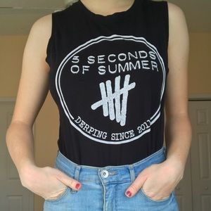 5 seconds of summer tank top